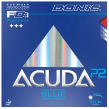 Donic Acuda Blue P2 Rubber, 多尼克阿库达蓝P2胶皮