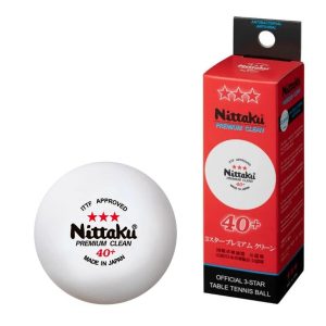 Nittaku Premium Clean 40+ 3 Star Table Tennis Ball